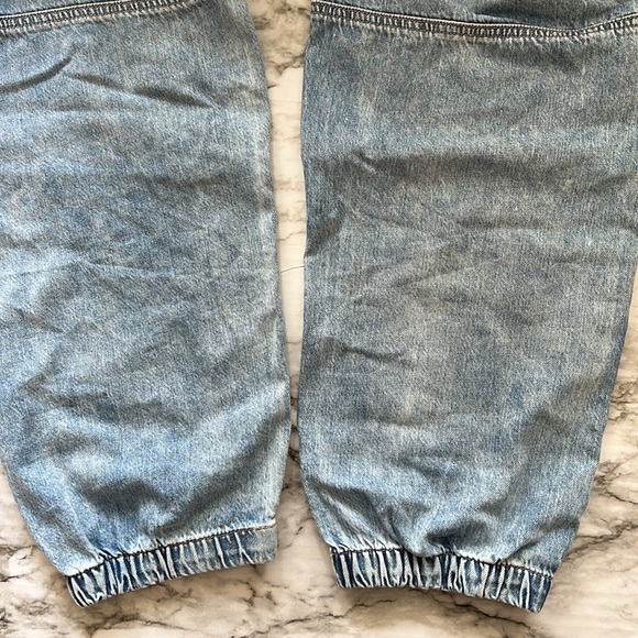 New! American Eagle Outfitters Jogger 12 Regular Super High Rise Ice Blue - Picture 8 of 14